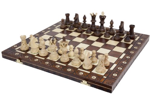 Ambassador Grand jeu d'échecs EL GRANDE 51 x 52.5 cm